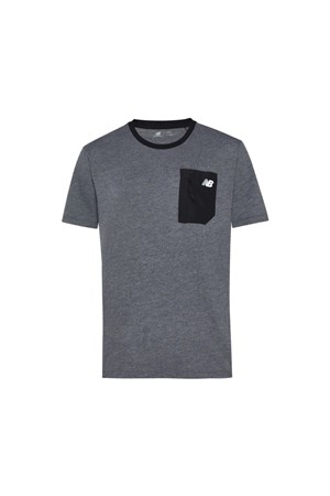 New Balance Erkek T-Shirt MNT1106-CHC Charcoal