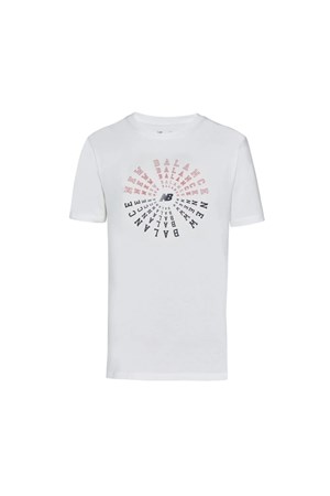 New Balance Erkek T-Shirt MNT1111-WT Whıte