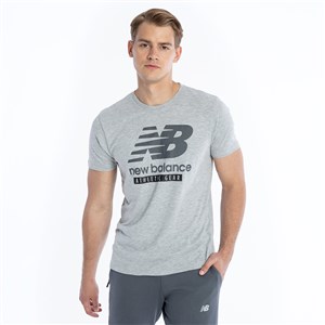 New Balance Erkek T-Shirt MNT1205-GRY 