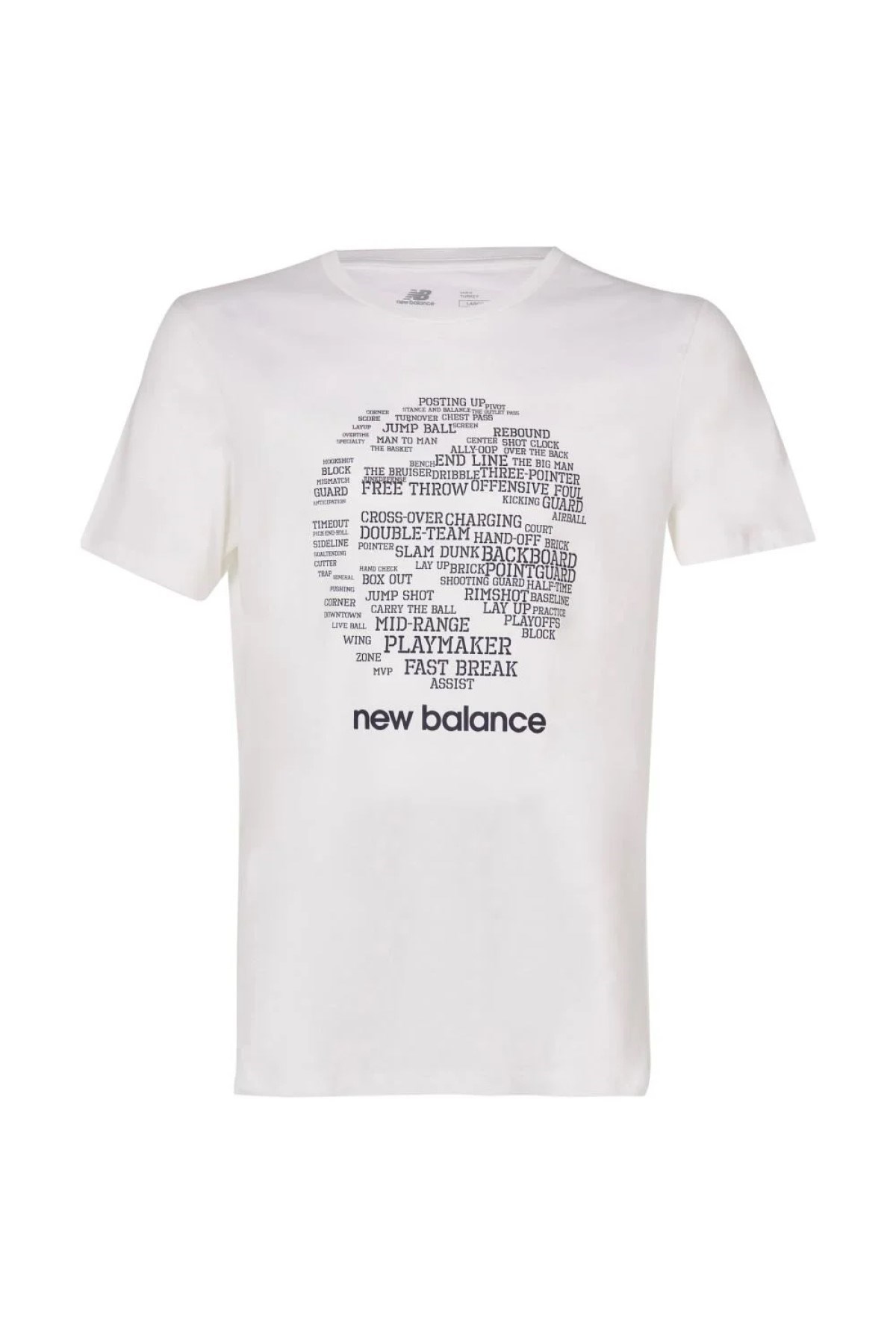 New Balance Erkek T-Shirt MNT1234-WT Whıte