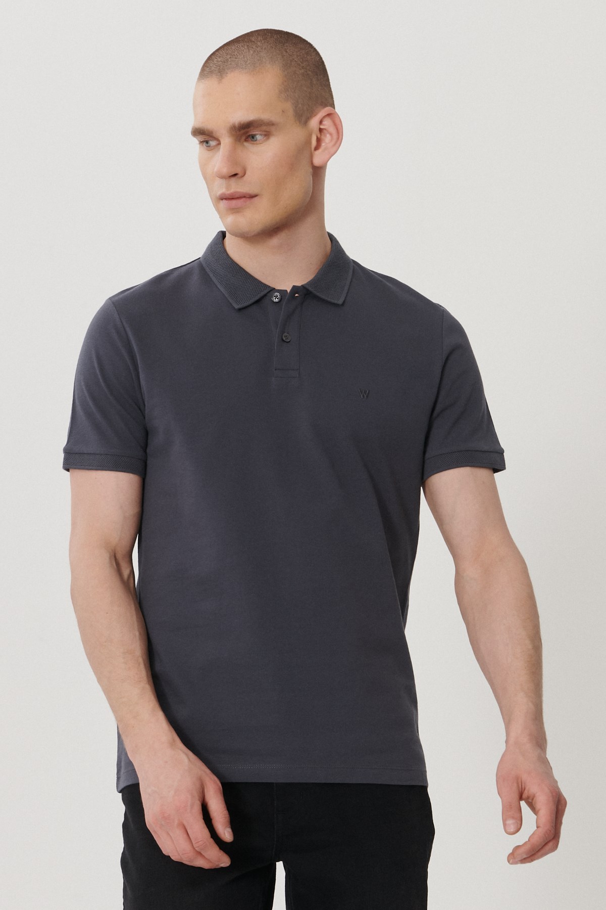 Wrangler Erkek T-Shirt MW211837003 Anthracite