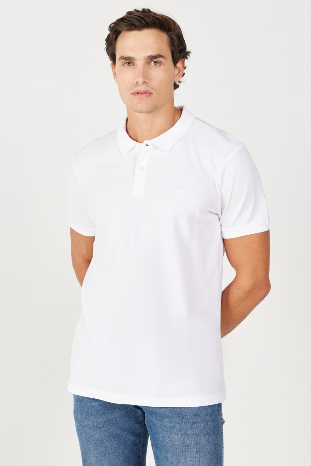 Wrangler Erkek T-Shirt MW211837100 White
