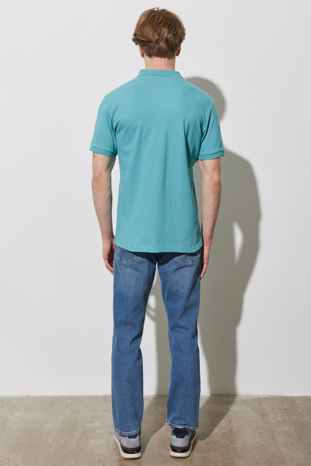 Wrangler Erkek T-Shirt MW211837303 Mint Green