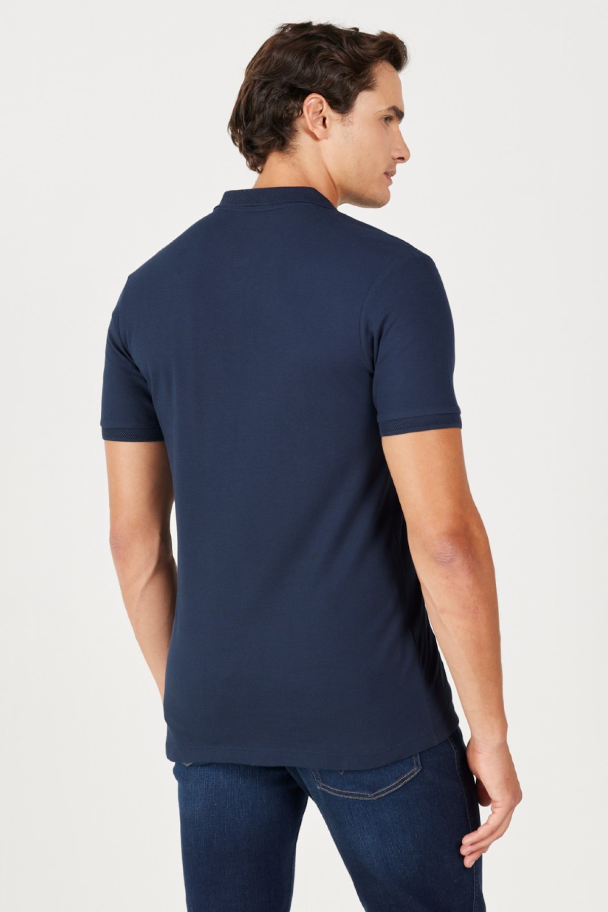 Wrangler Erkek T-Shirt MW211837410 Navy