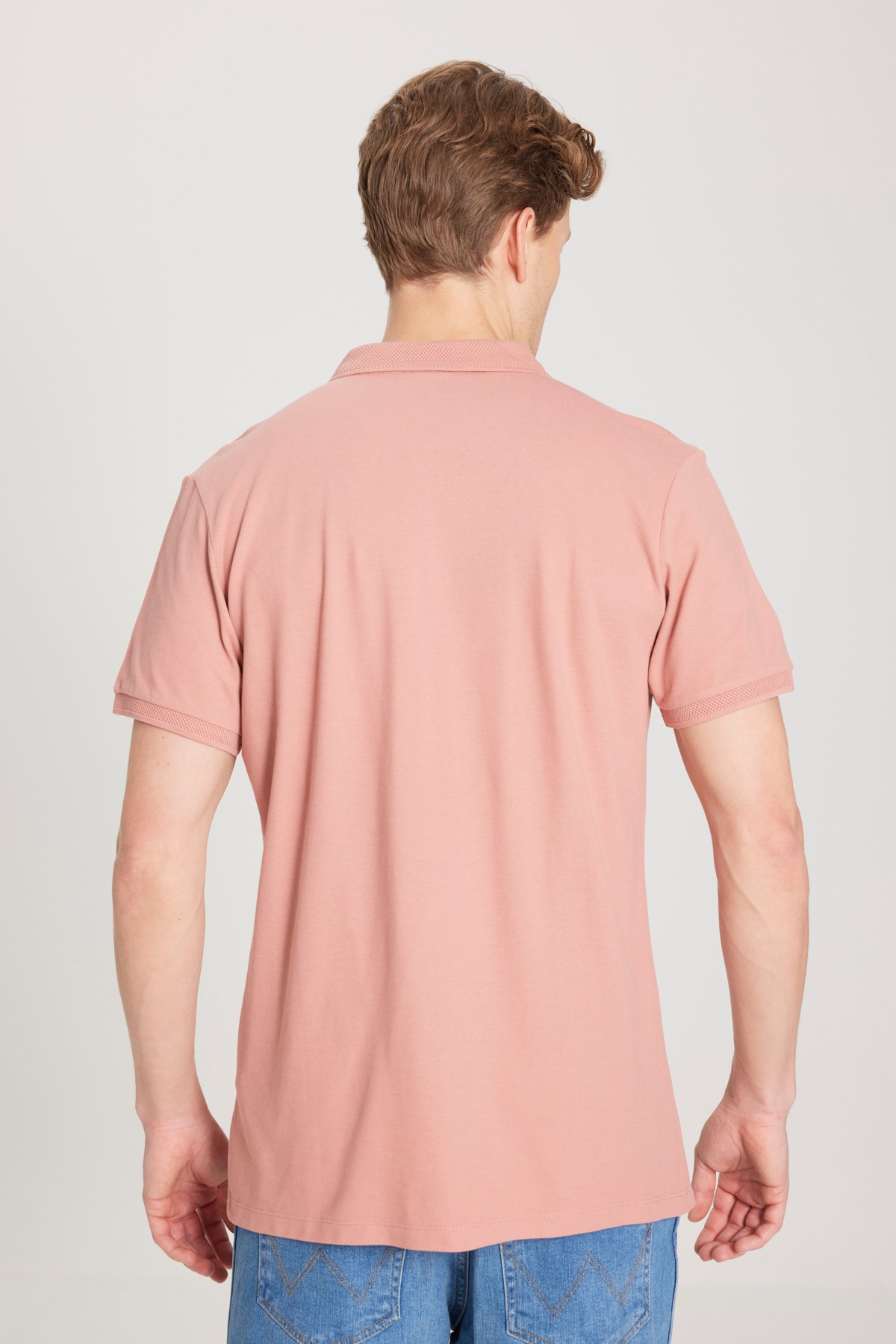 Wrangler Erkek T-Shirt MW211837532 Dusty Rose