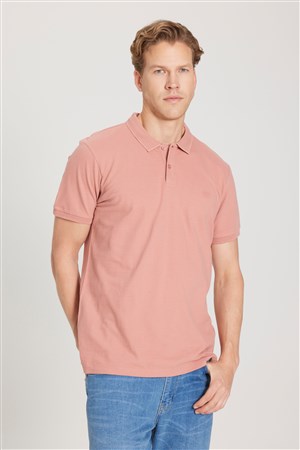 Wrangler Erkek T-Shirt MW211837532 Dusty Rose