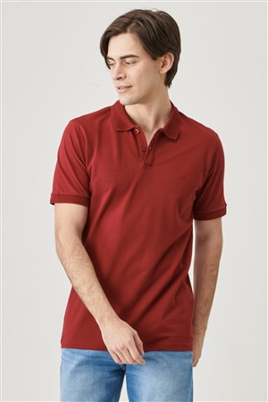 Wrangler Erkek T-Shirt MW211837800 Bordoeux