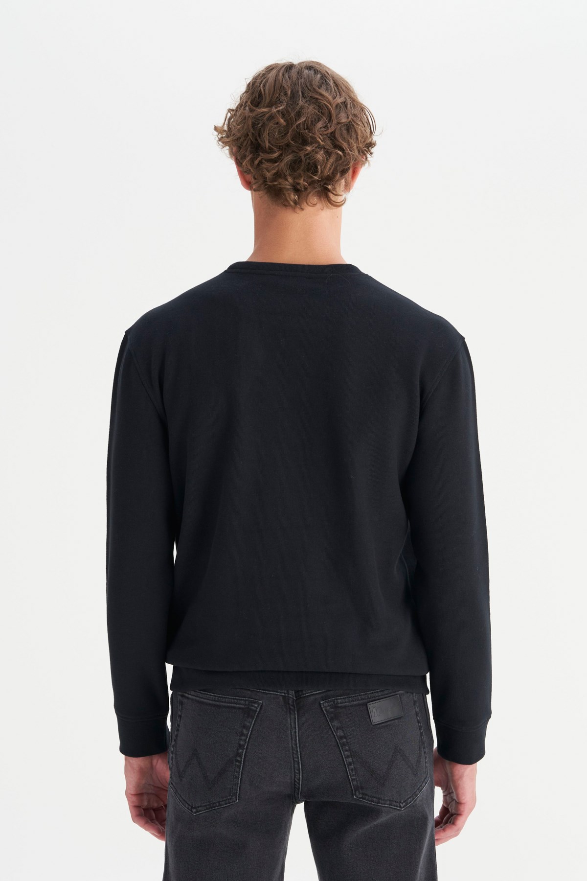 Wrangler Erkek S-Shirt MW242262001 Black