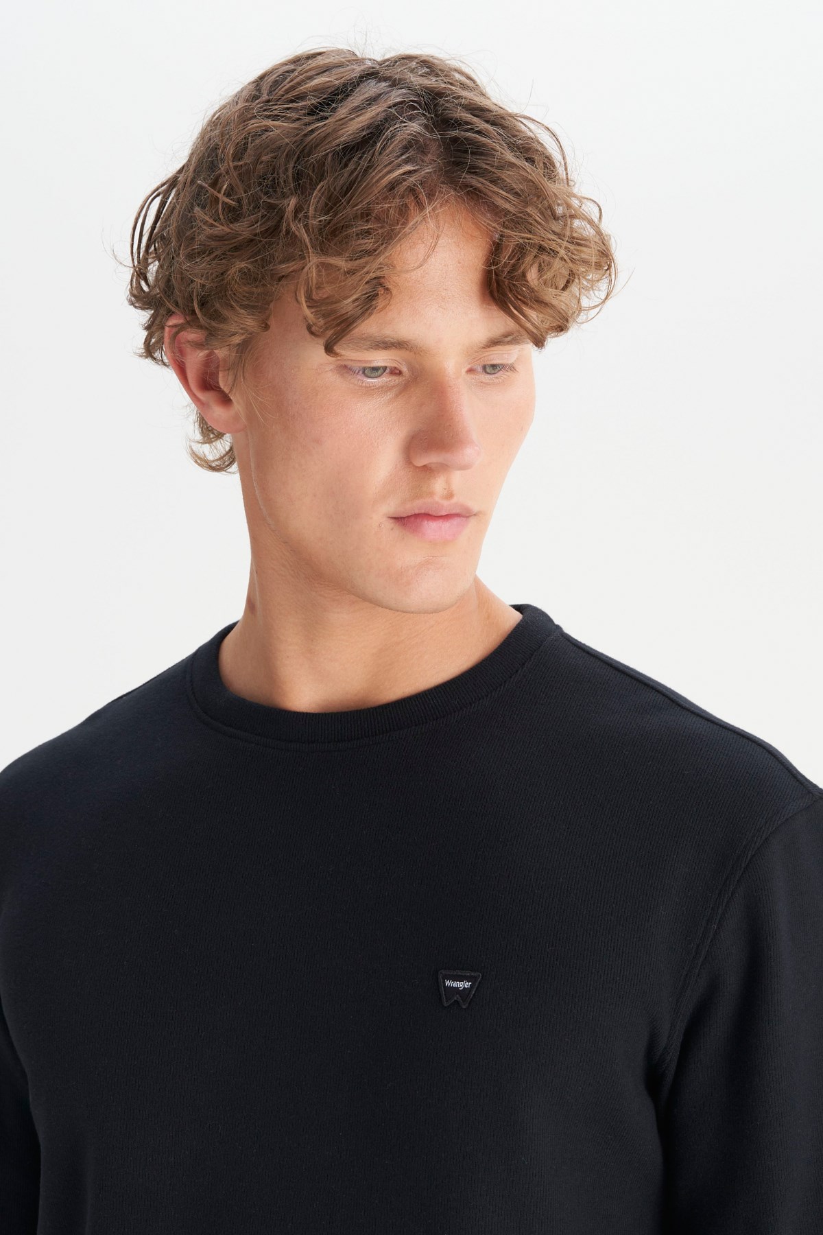 Wrangler Erkek S-Shirt MW242262001 Black