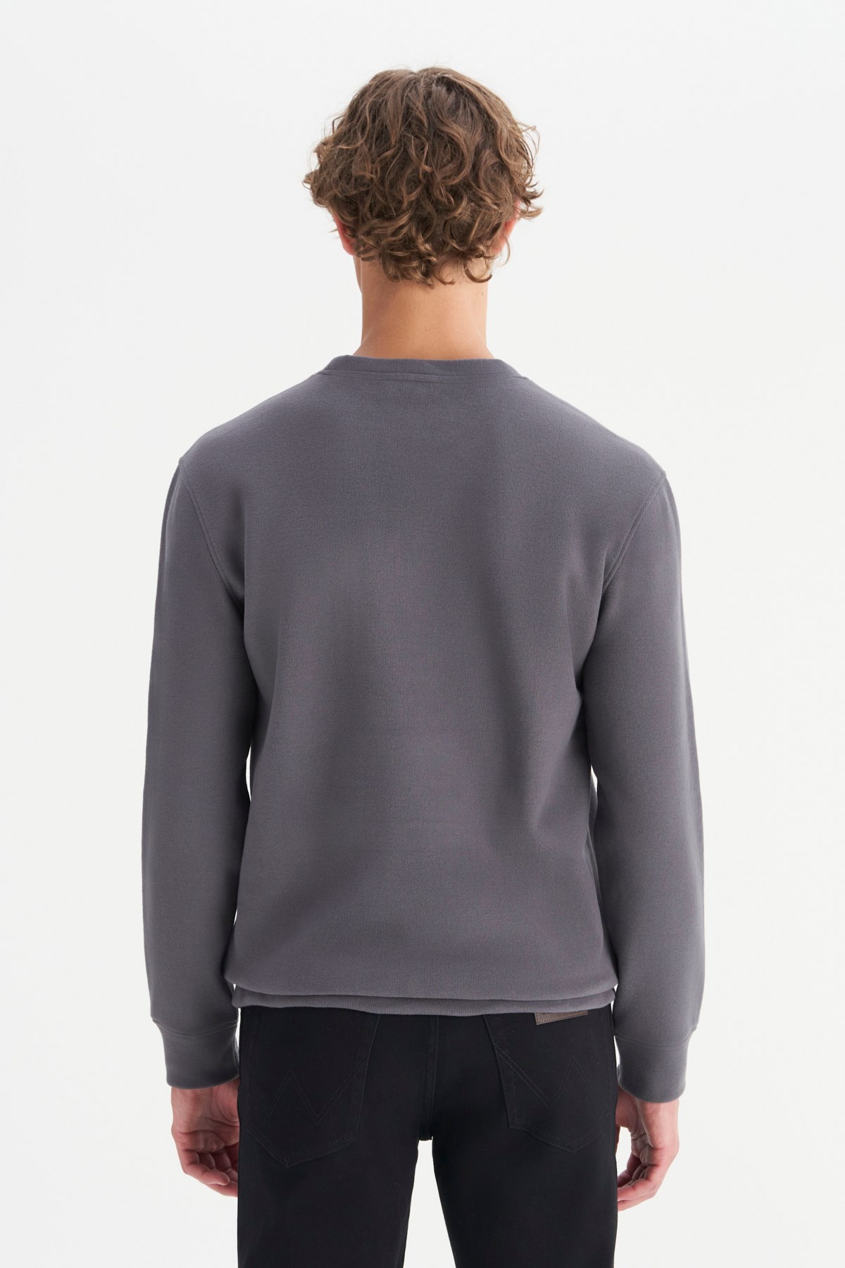 Wrangler Erkek S-Shirt MW242262035 Gray