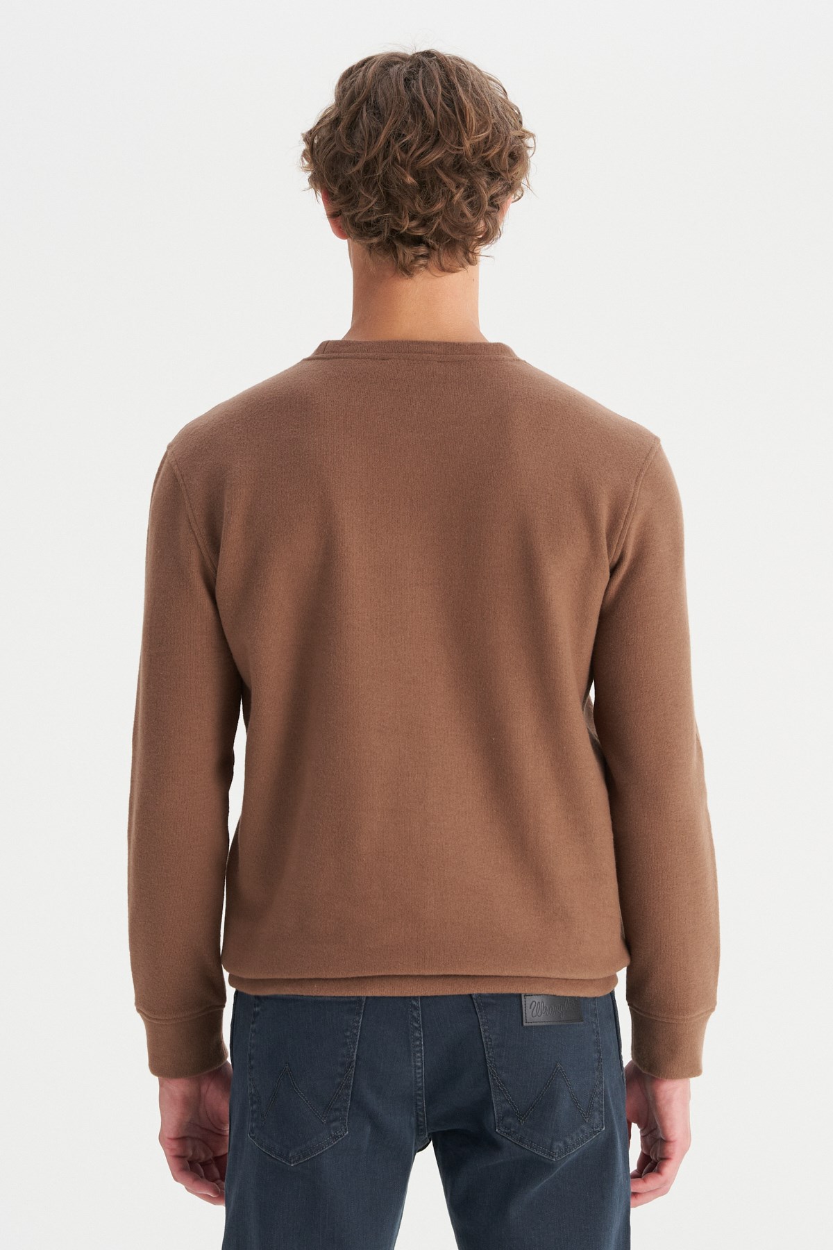 Wrangler Erkek S-Shirt MW242262220 Brown