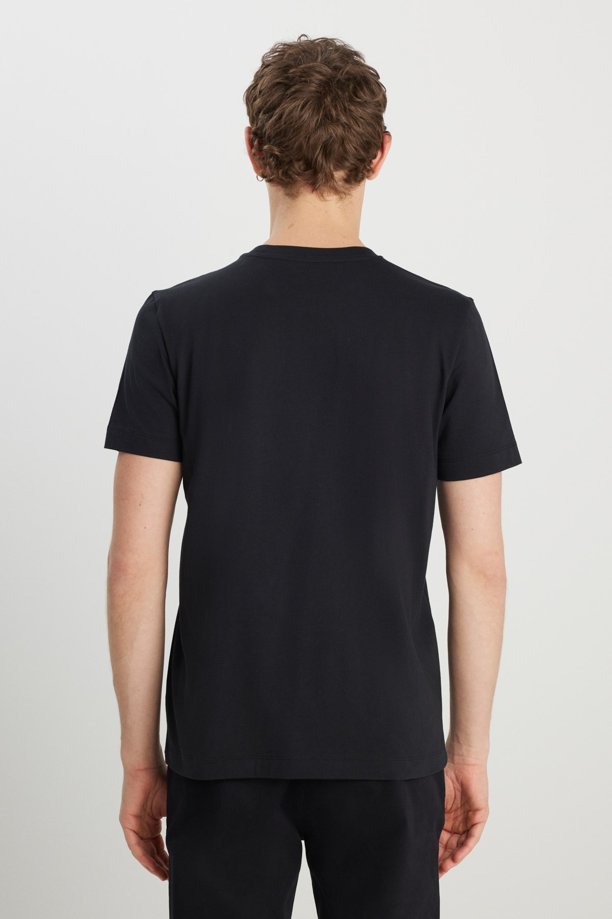 Wrangler Erkek T-Shirt MW70MD3001 Black