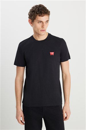 Wrangler Erkek T-Shirt MW70MD3001 Black