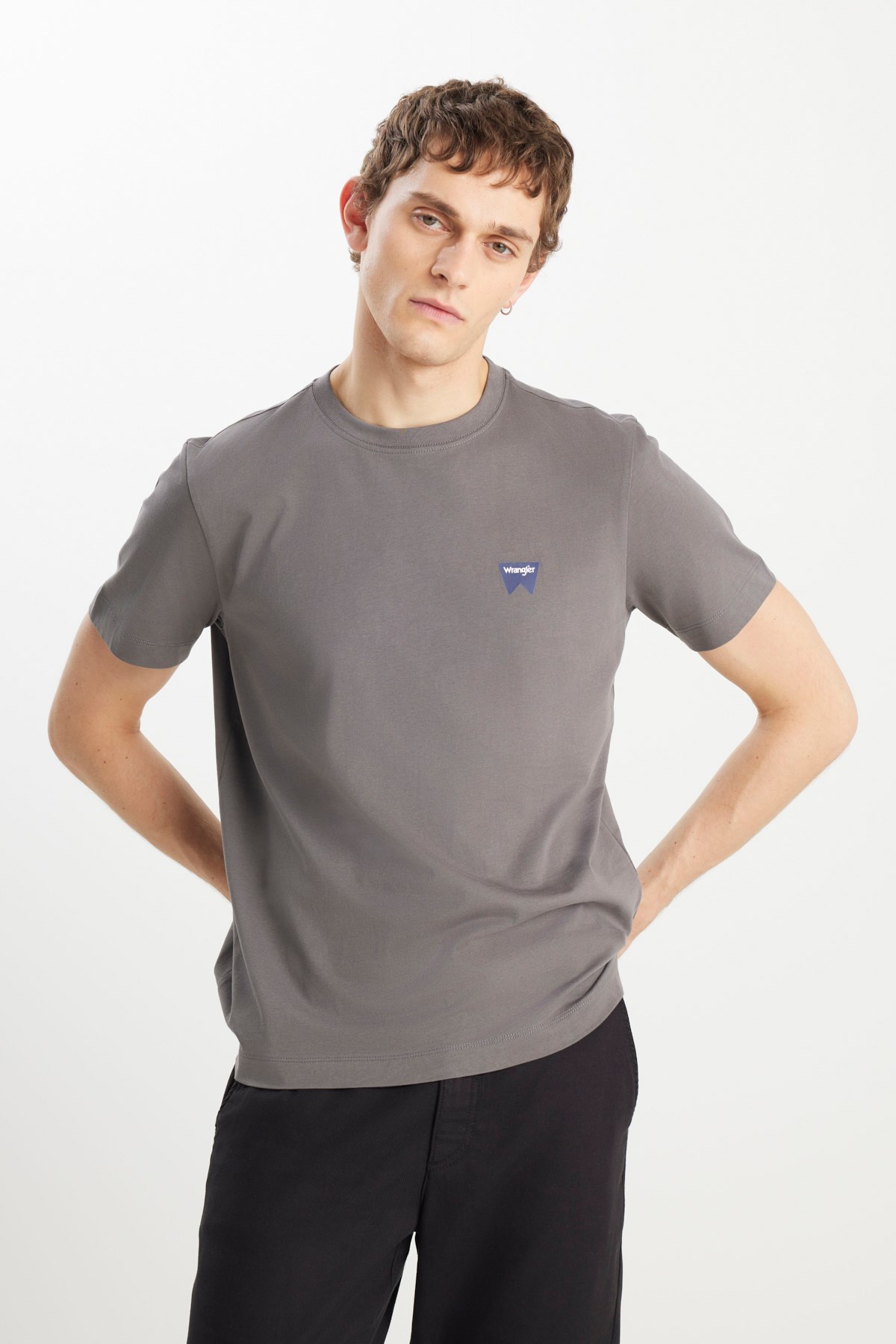 Wrangler Erkek T-Shirt MW70MD3003 Anthracite