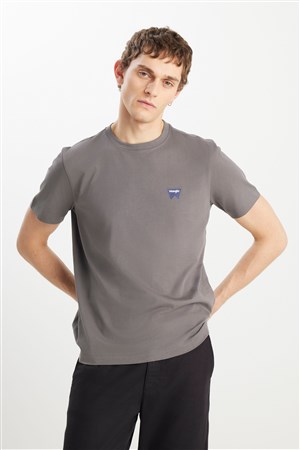 Wrangler Erkek T-Shirt MW70MD3003 Anthracite