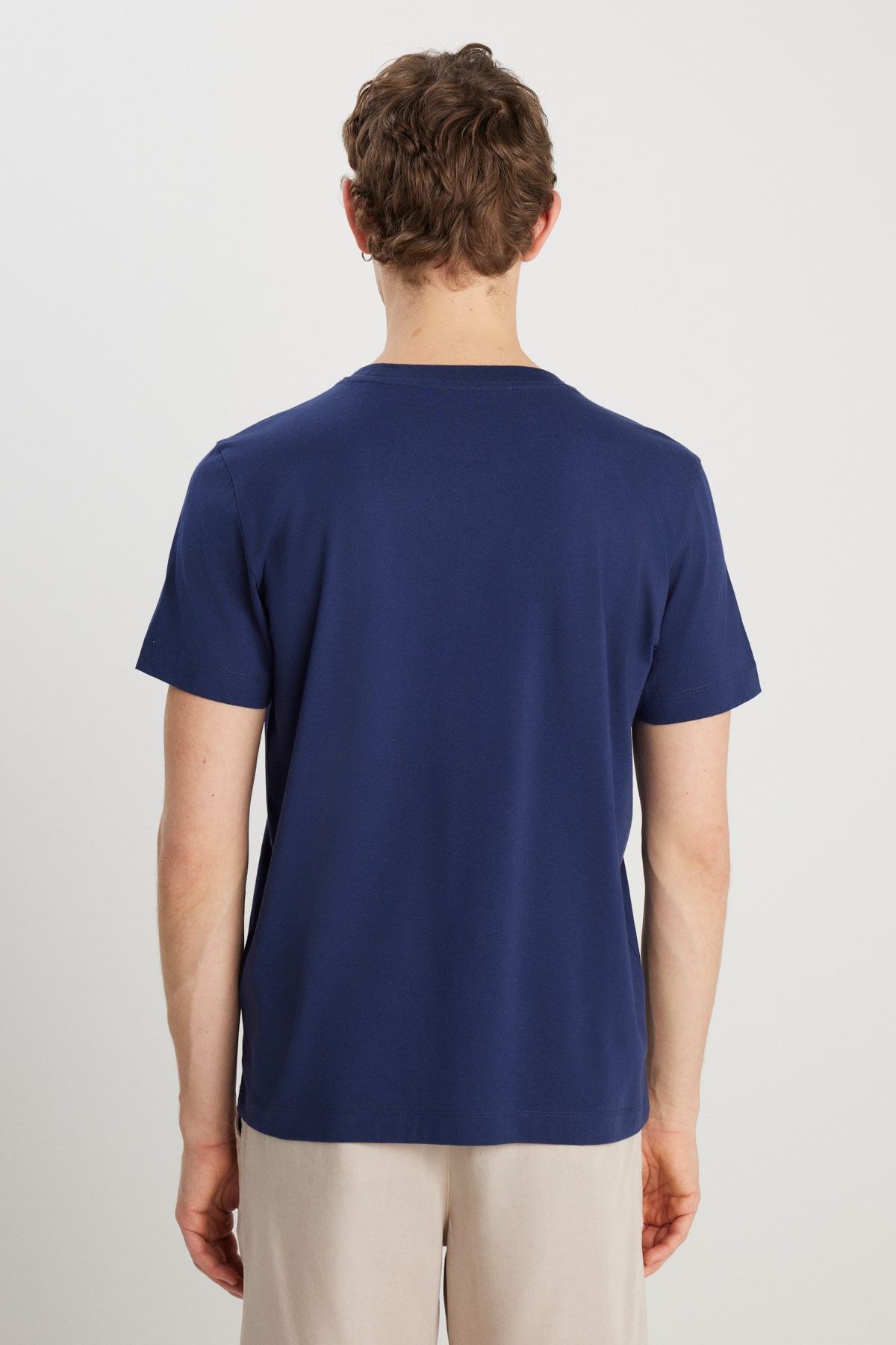Wrangler Erkek T-Shirt MW70MD3335 Navy