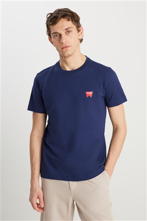 Wrangler Erkek T-Shirt MW70MD3335 Navy