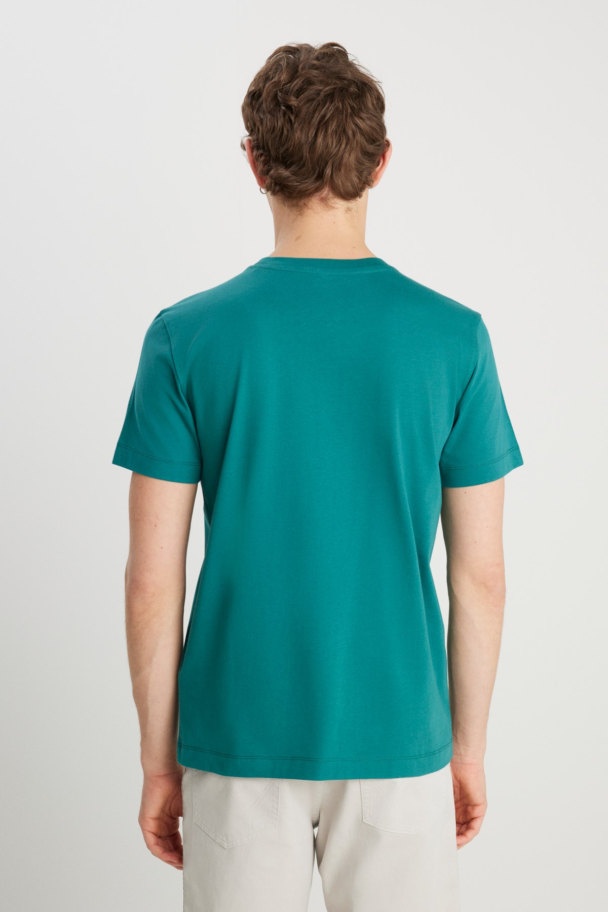 Wrangler Erkek T-Shirt MW70MD3G26 Bayberry Green