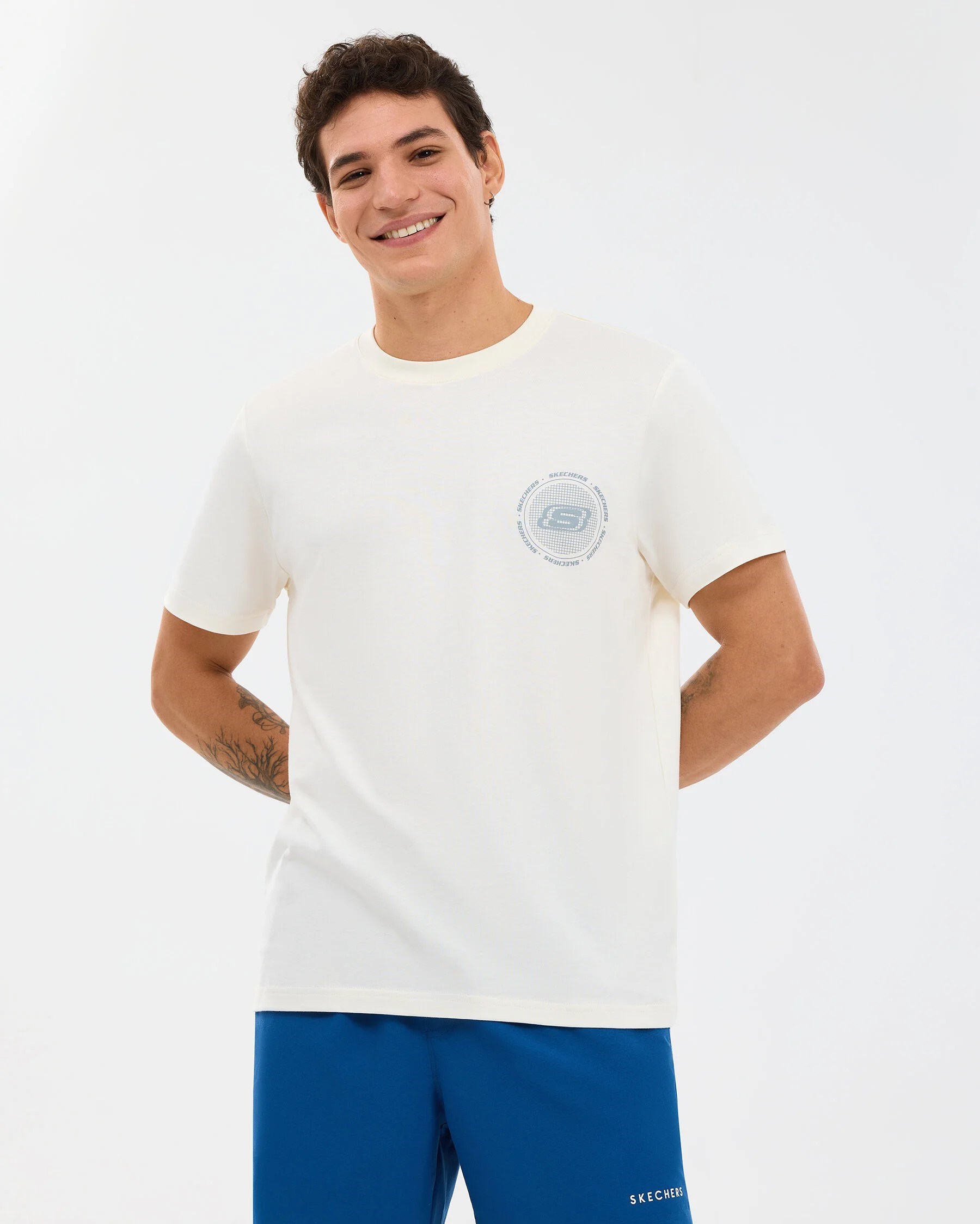 Skechers Erkek T-Shirt S2610119 White