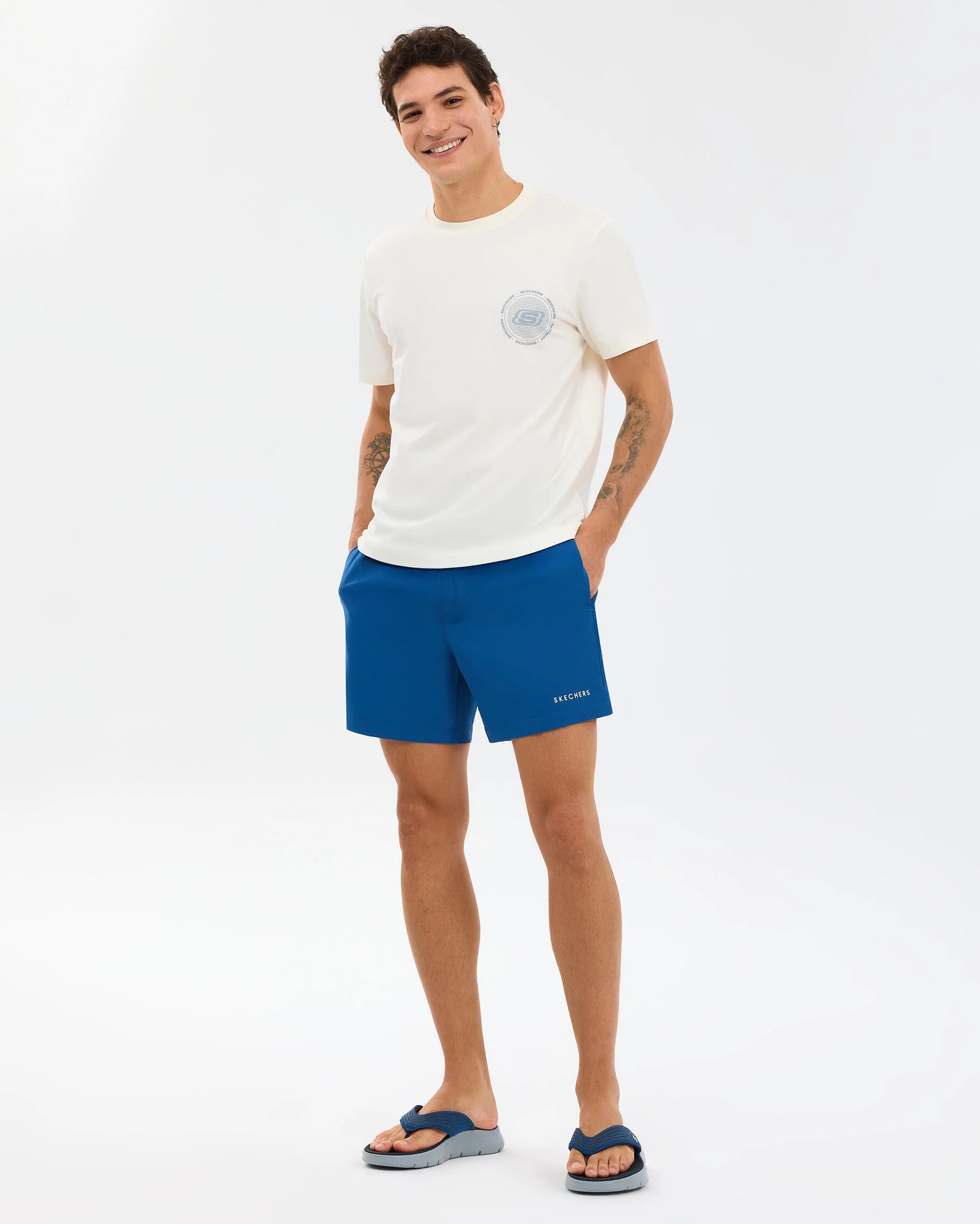 Skechers Erkek T-Shirt S2610119 White