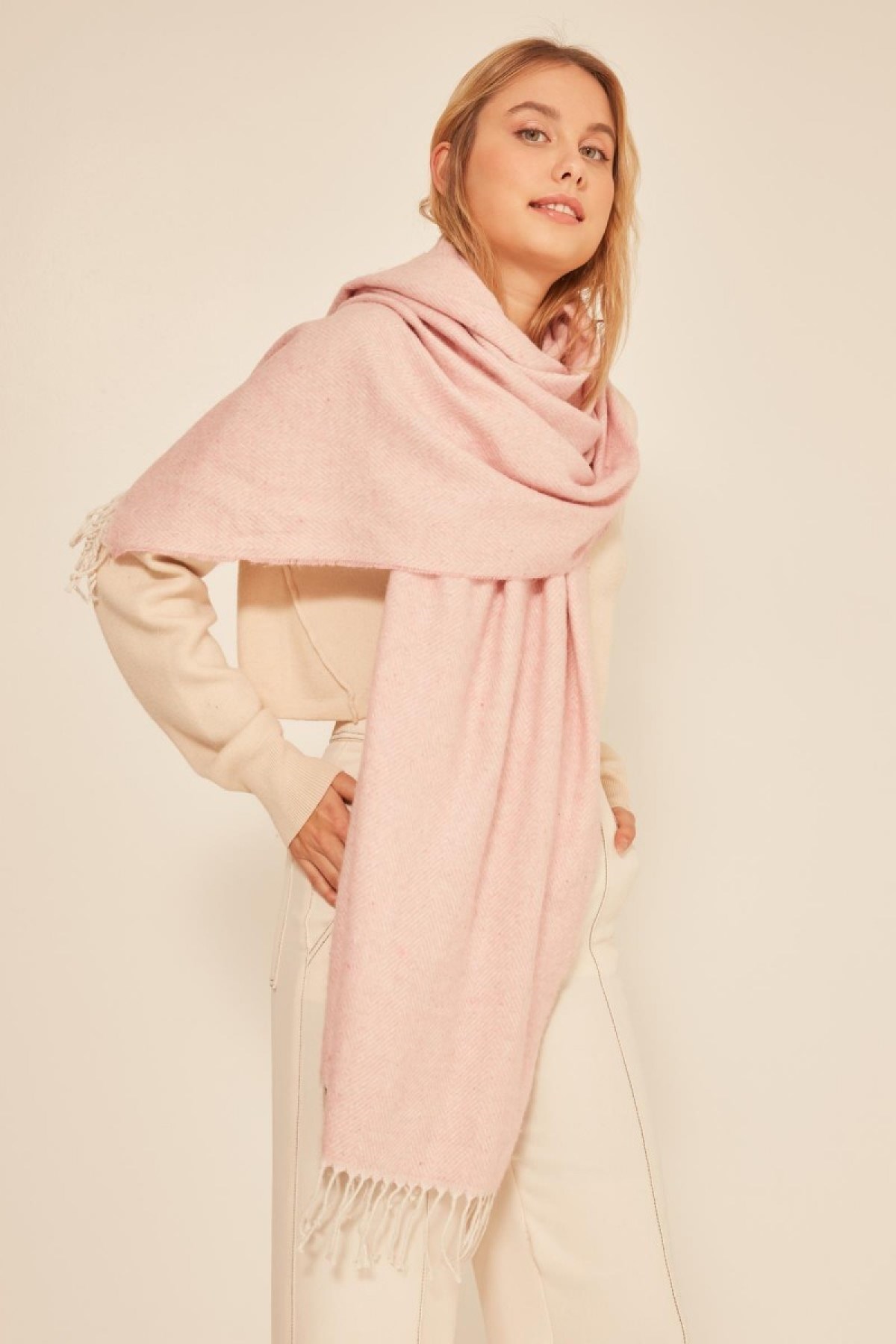 Nesvay Kadın Şal SAL-7782 Pembe