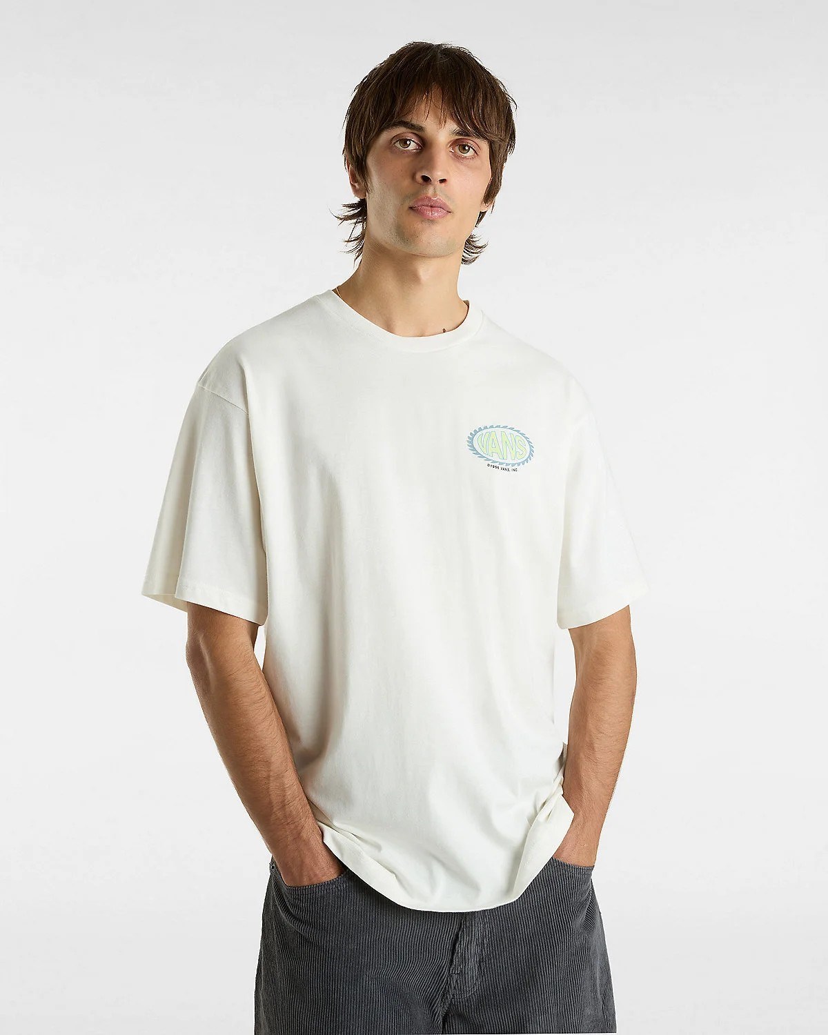 Vans Erkek T-Shirt VN000M67FS81 Marshmallow