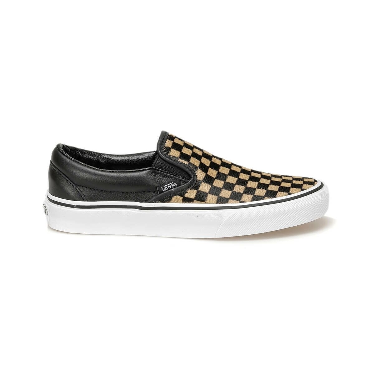 Vans Unisex Ayakkabı VN0A38F7U761 (Calf Hair) Checkerboard/True White