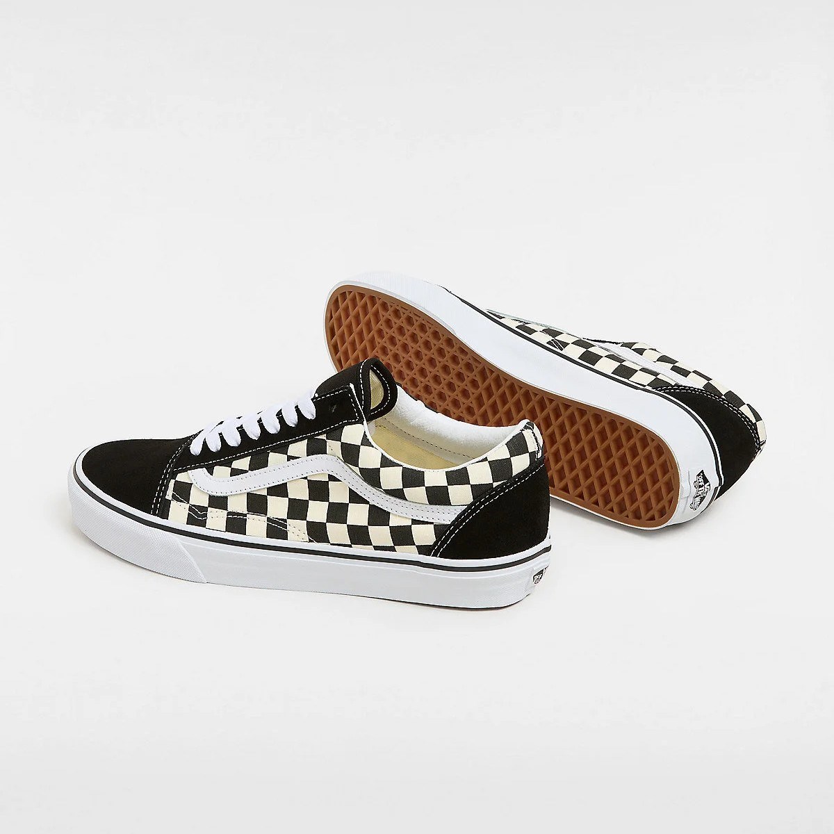 Vans Unisex Ayakkabı VN0A38G1 (Primary Check) Black/White