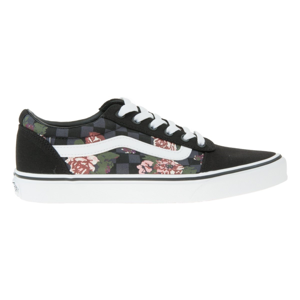 Vans Kadın Ayakkabı VN0A3IUN16I1 (Flowers & Checks) Black
