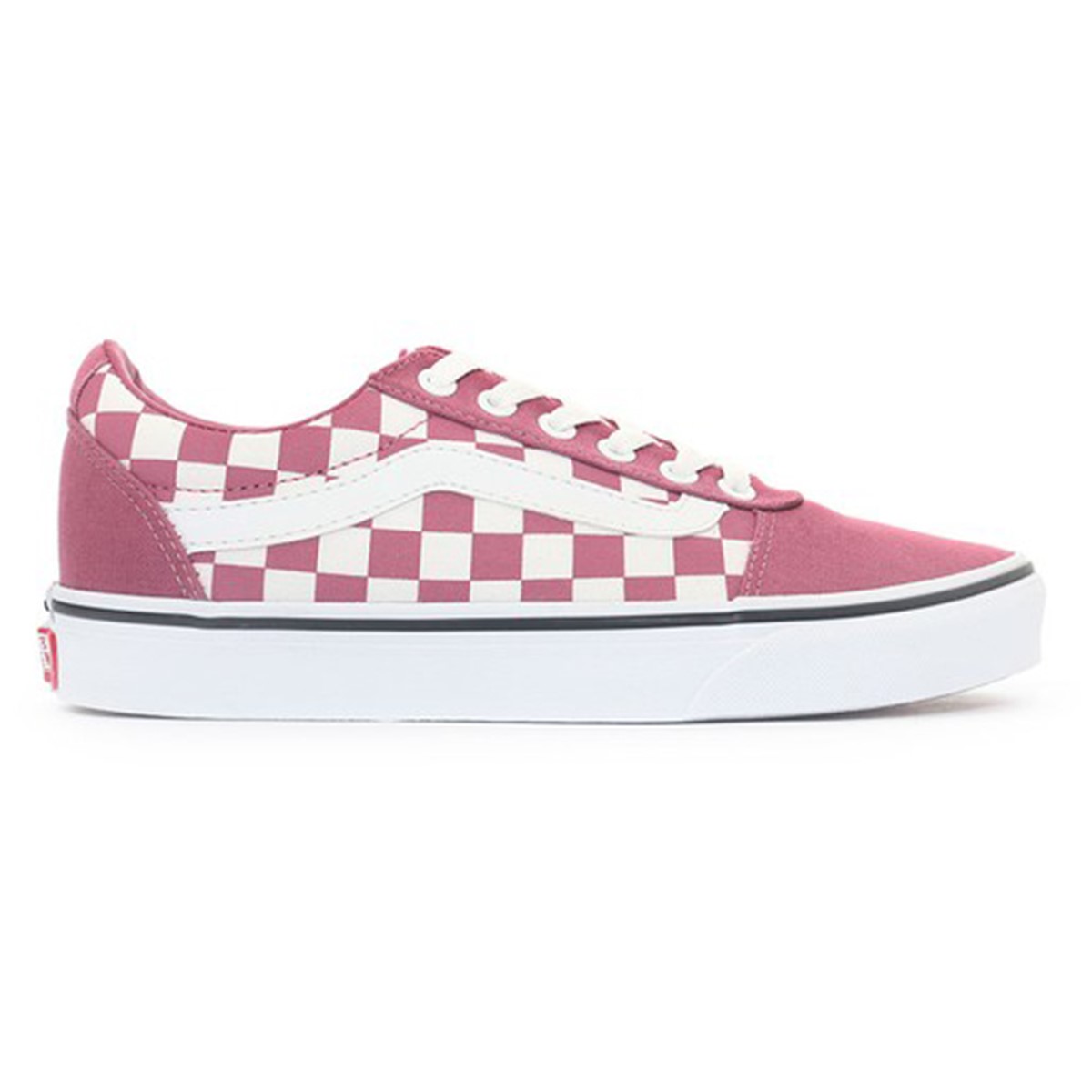 Vans Kadın Ayakkabı VN0A3IUNXWM1 (Checkerboard) Heather Rose/White