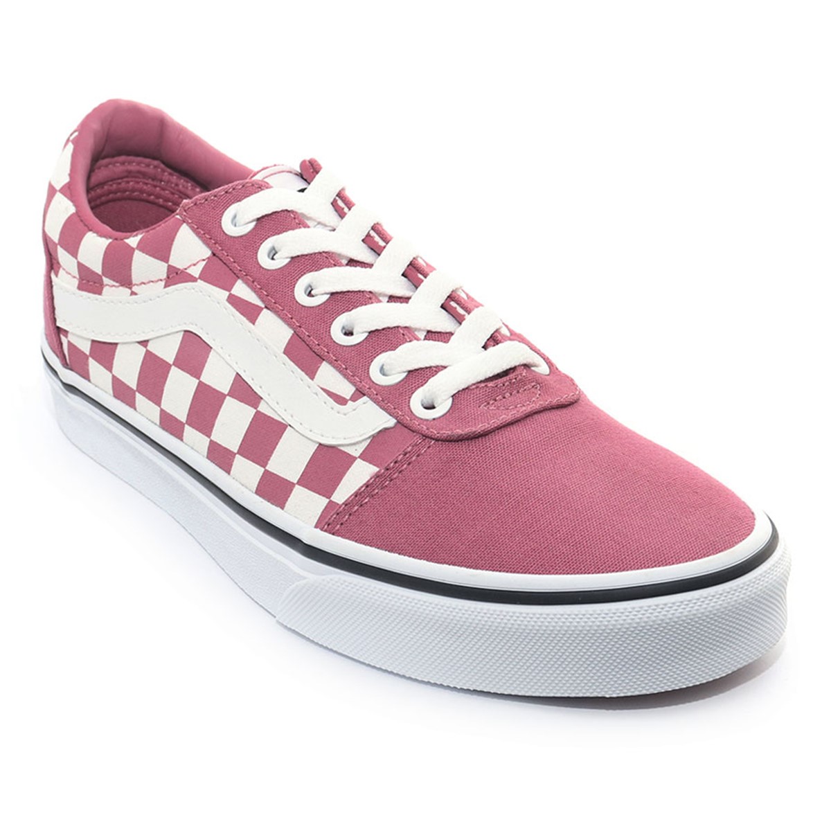 Vans Kadın Ayakkabı VN0A3IUNXWM1 (Checkerboard) Heather Rose/White