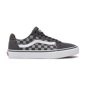 Vans Erkek Ayakkabı VN0A3WLHAPT1 (Washed Check) Asphalt/White