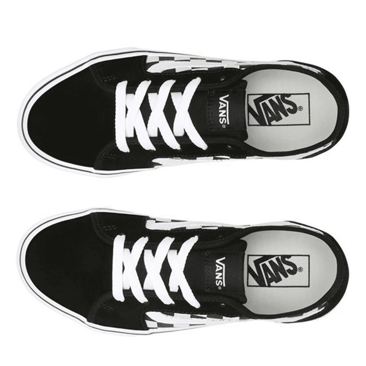 Vans Kadın Ayakkabı VN0A45NM5GX1 (Checkerboard) Black/White