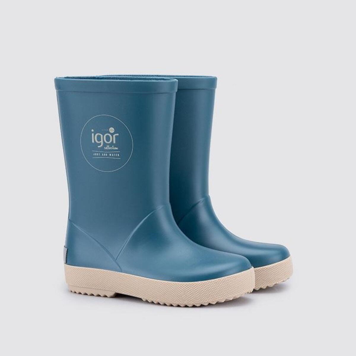 İgor Unisex Çocuk Çizme W10292 Petroleo/Beige