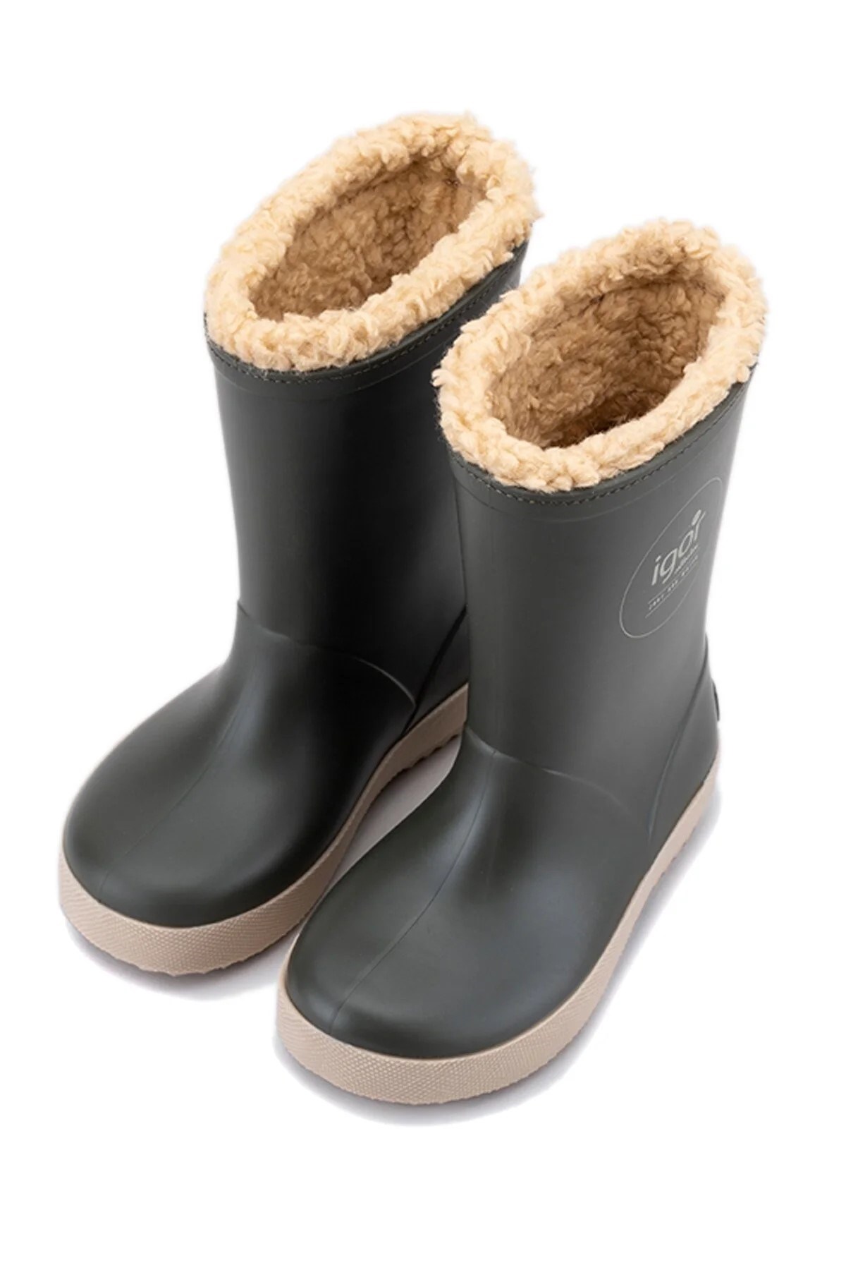 İgor Unisex Çocuk Çizme W10293 042-Kaki/Beige