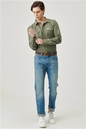Wrangler Erkek Pantolon W12S005410 Navy