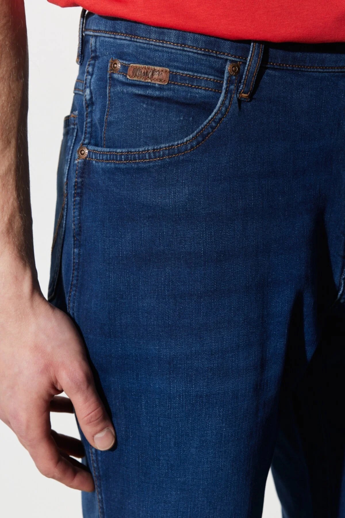 Wrangler Erkek Pantolon W12T01439Z Blue Silk
