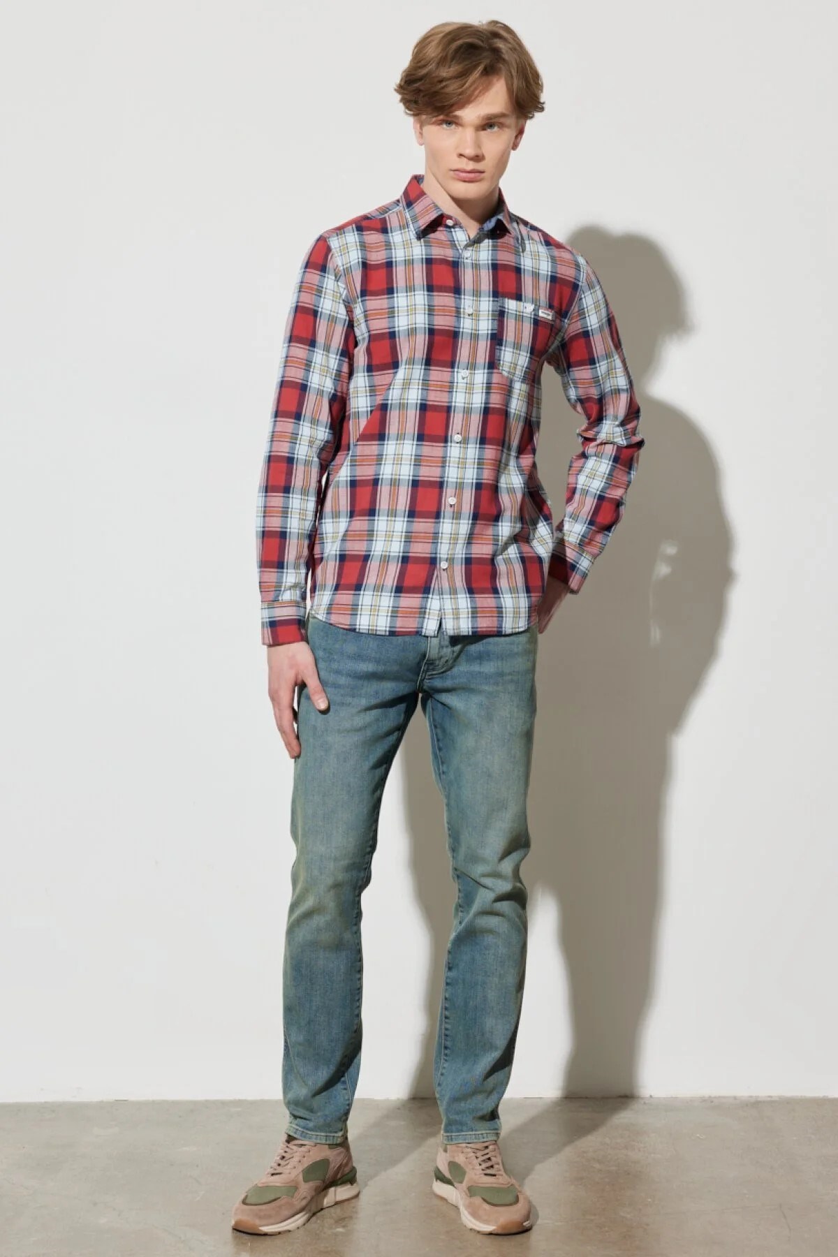 Wrangler Erkek Pantolon W18S5929Y Grid Indigo