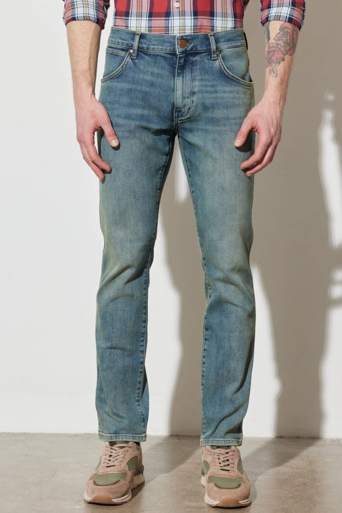 Wrangler Erkek Pantolon W18S5929Y Grid Indigo