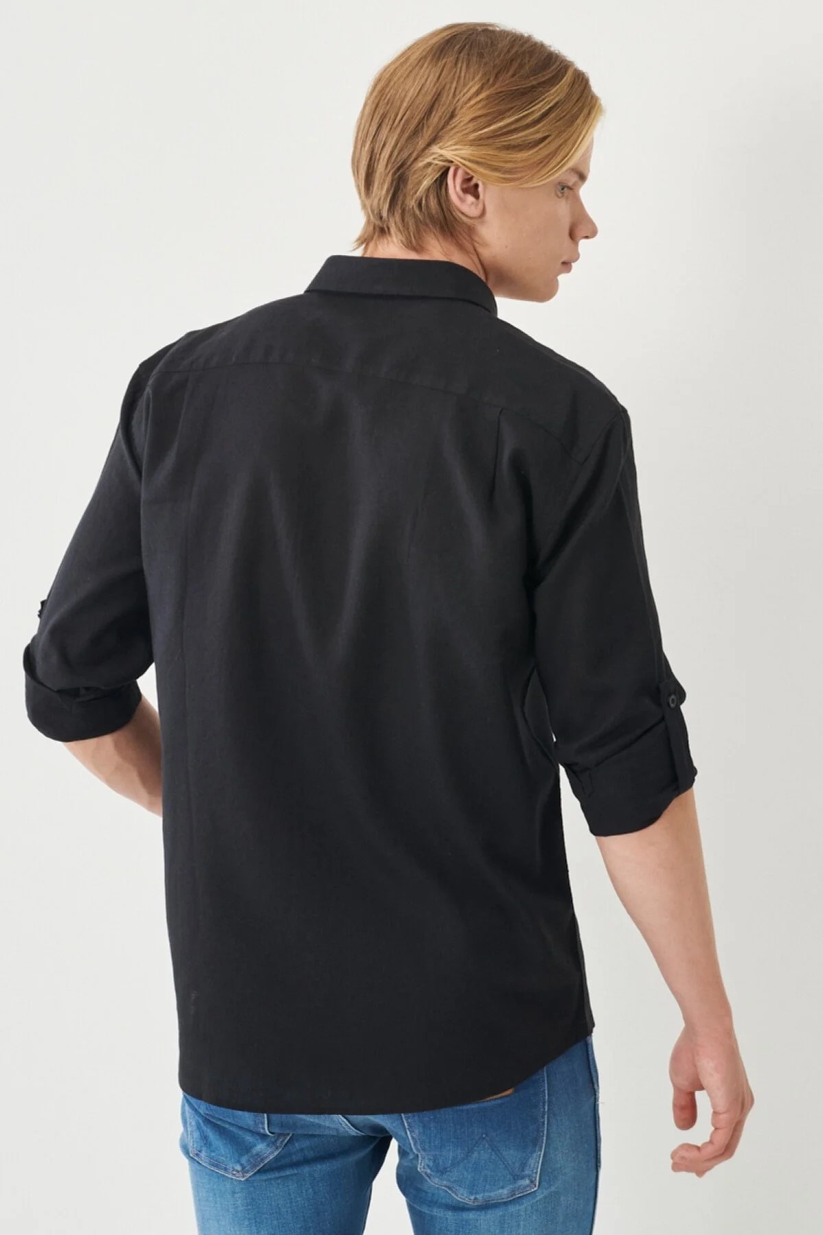 Wrangler Erkek Gömlek W211841001 Black