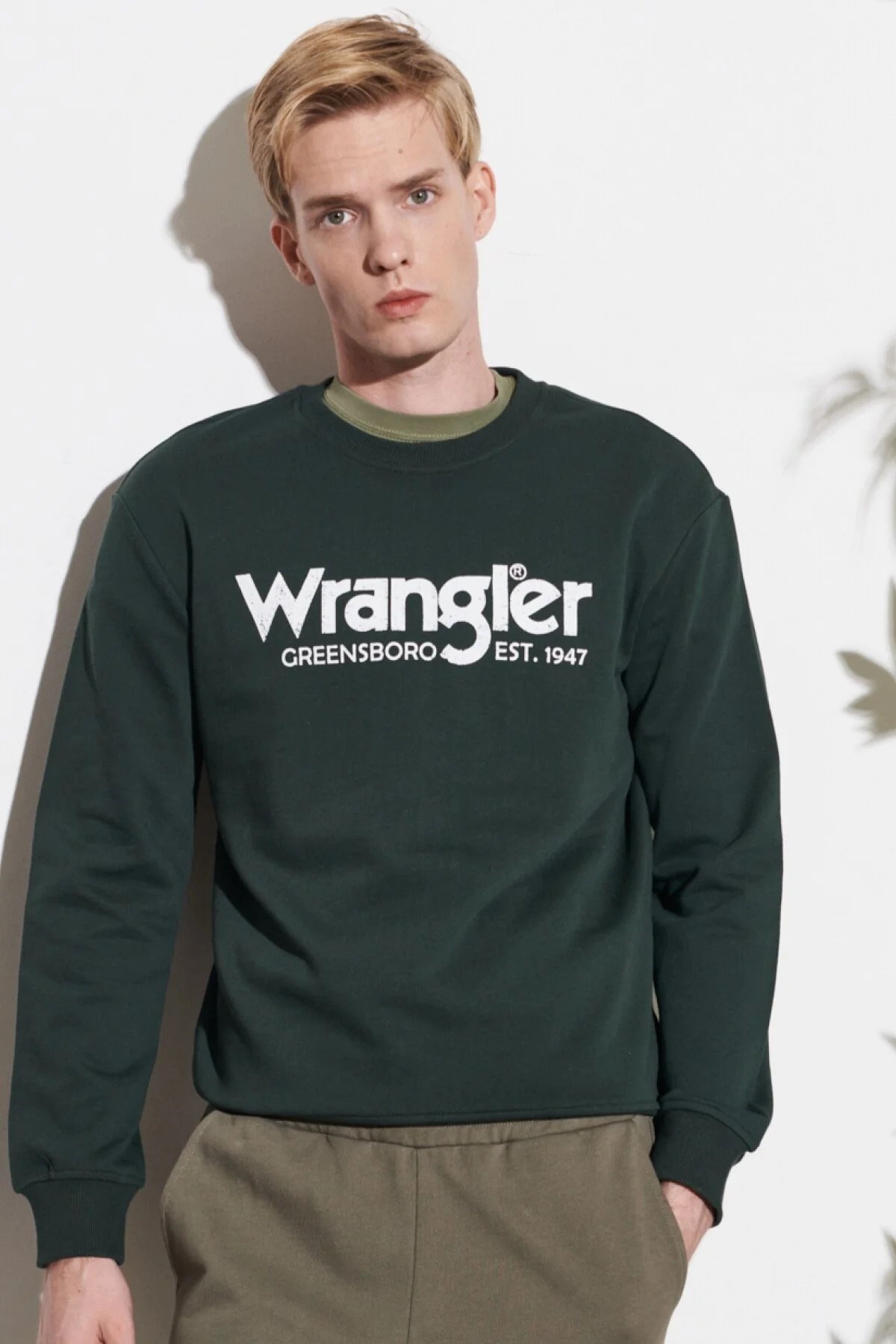 Wrangler Erkek S-Shirt W212025 Green
