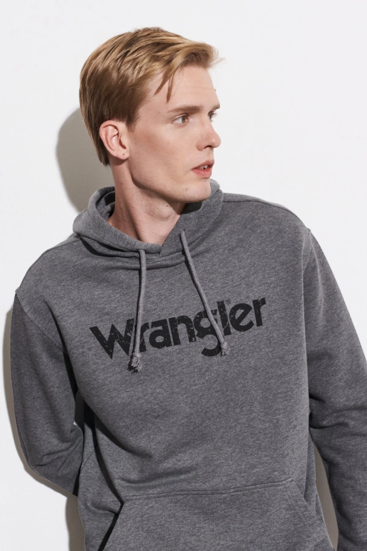 Wrangler Erkek S-Shirt W212026 Anthra Melange