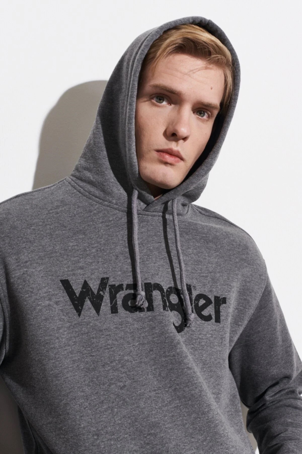 Wrangler Erkek S-Shirt W212026 Anthra Melange