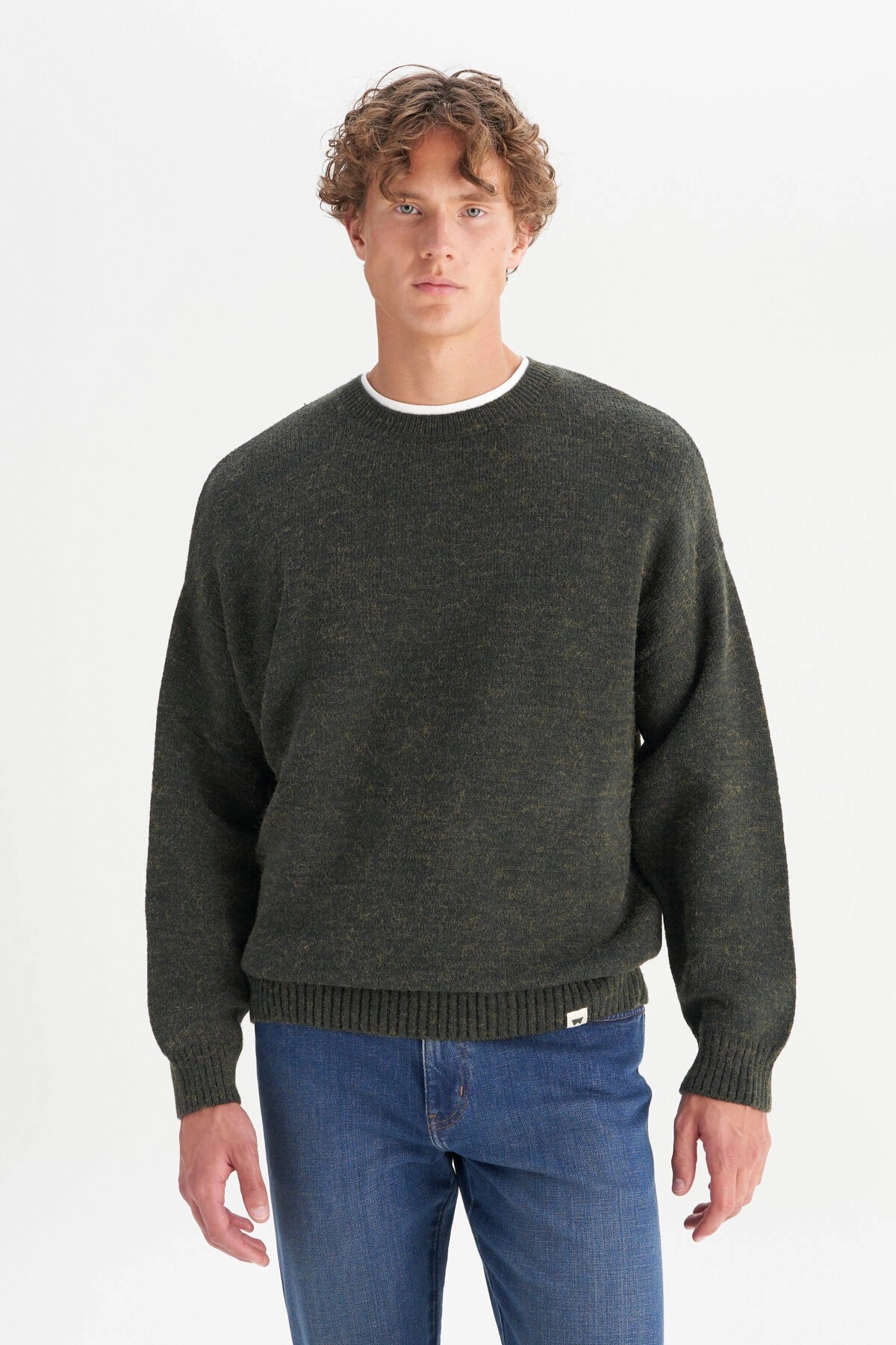 Wrangler Erkek Triko W2520156826 Dark Green