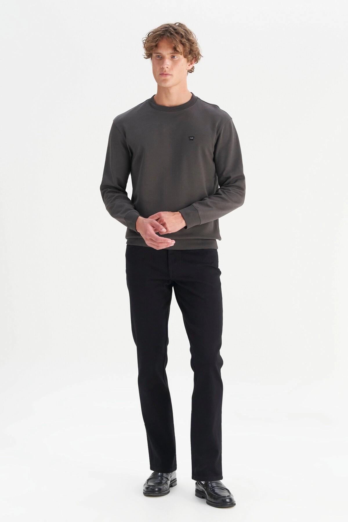 Wrangler Erkek S-Shirt W252025533W Faded Black