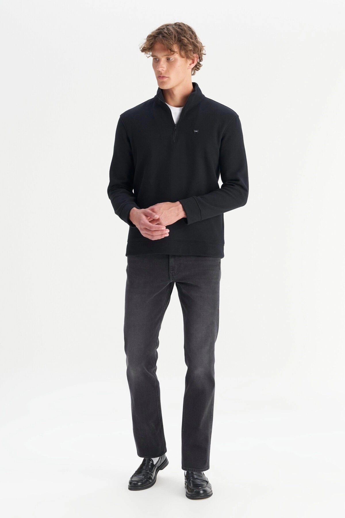 Wrangler Erkek S-Shirt W2520532001 Black