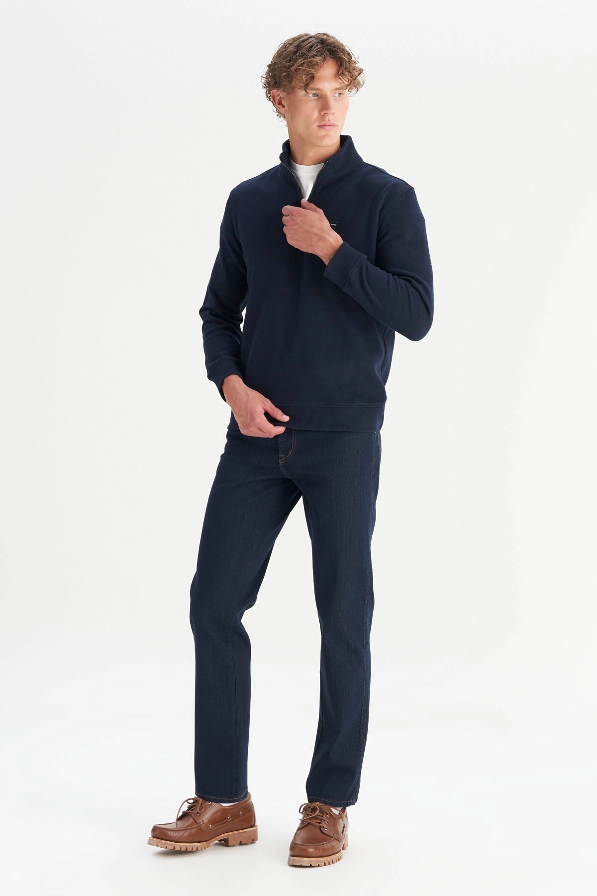 Wrangler Erkek S-Shirt W2520532410 Navy