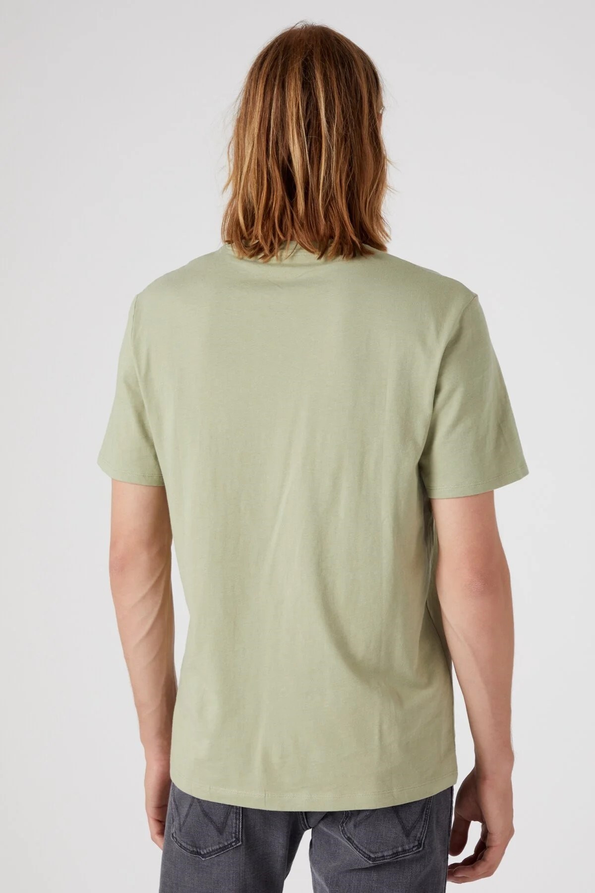 Wrangler Erkek T-Shirt W70PEEG15 Tea Leaf