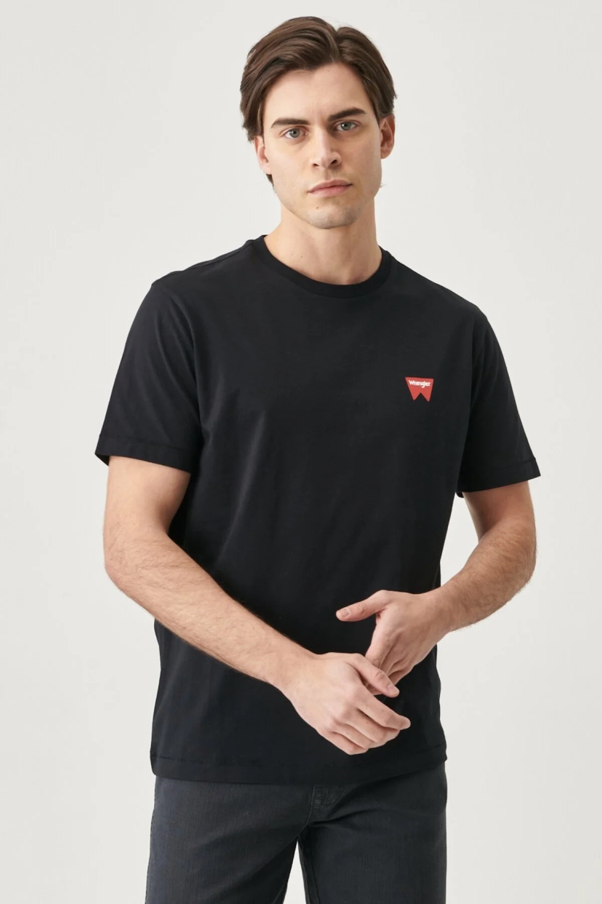 Wrangler Erkek T-Shirt W7C07D301 Black