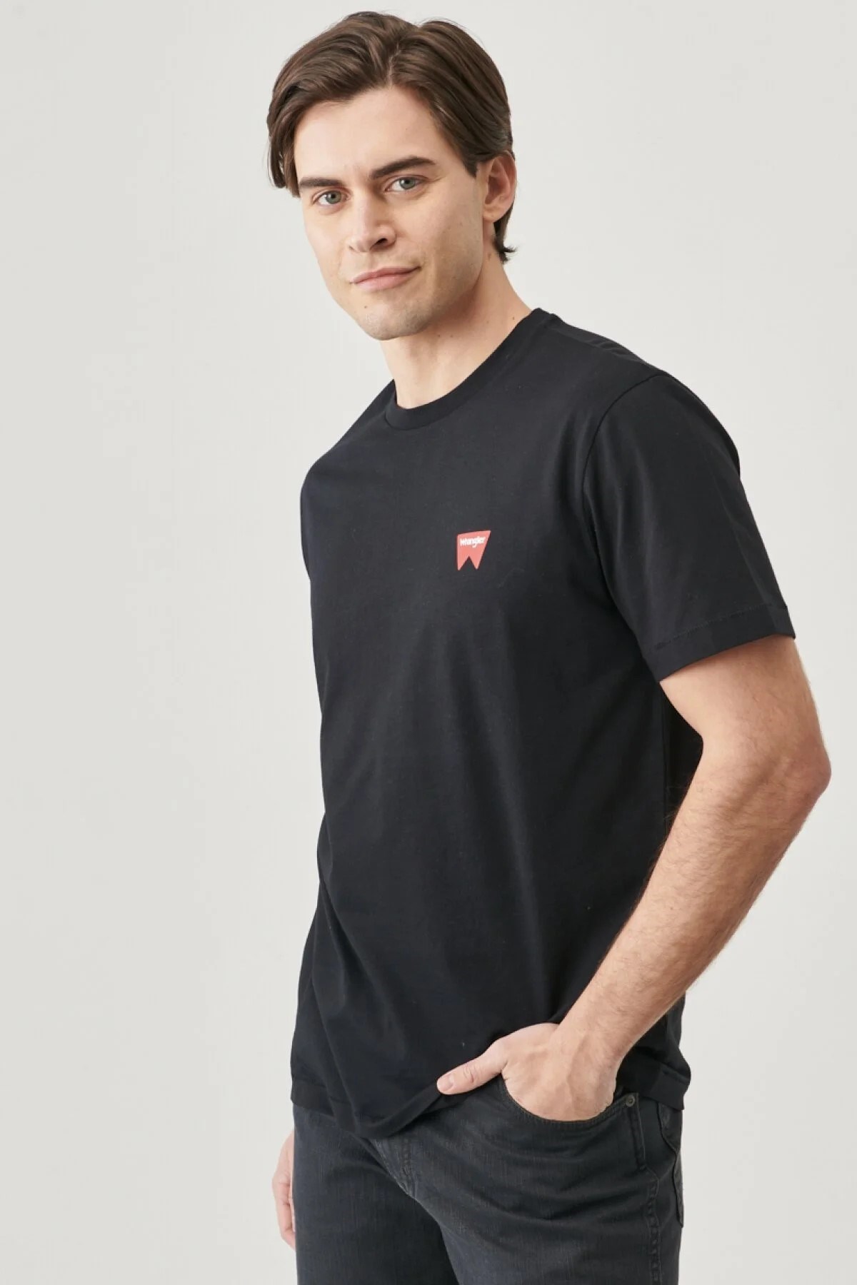 Wrangler Erkek T-Shirt W7C07D301 Black
